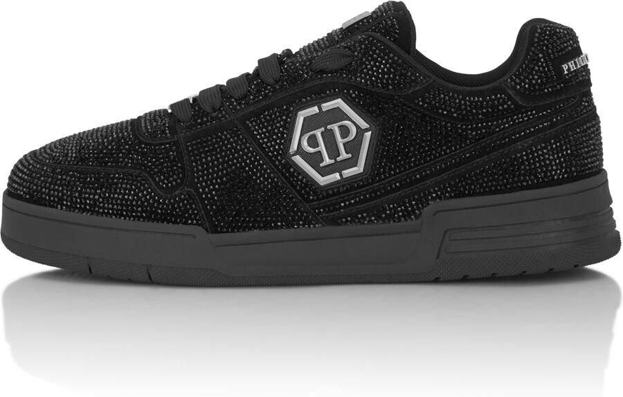 Philipp Plein Sneakers laag zwart zilver wit
