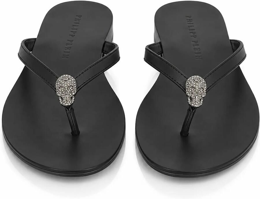 Philipp Plein Teenslipper ' Skull ' zwart - Foto 4