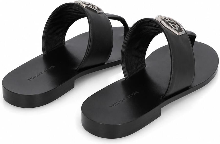 Philipp Plein Teenslippers 'Hexagon' zwart - Foto 5