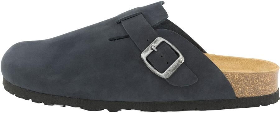 Piece Of Mind Clogs 'Comfort' donkerblauw