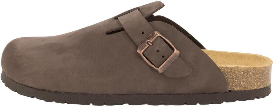 Piece Of Mind Clogs 'Comfort' donkerbruin