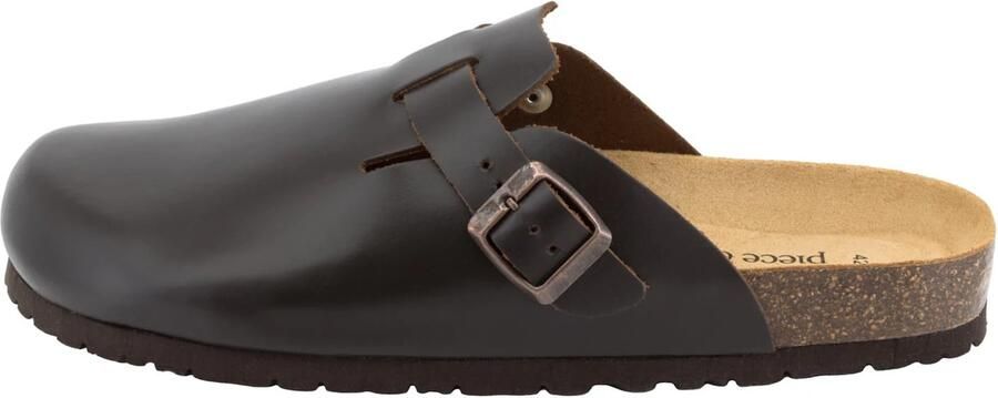 Piece Of Mind Clogs 'Comfort' donkerbruin
