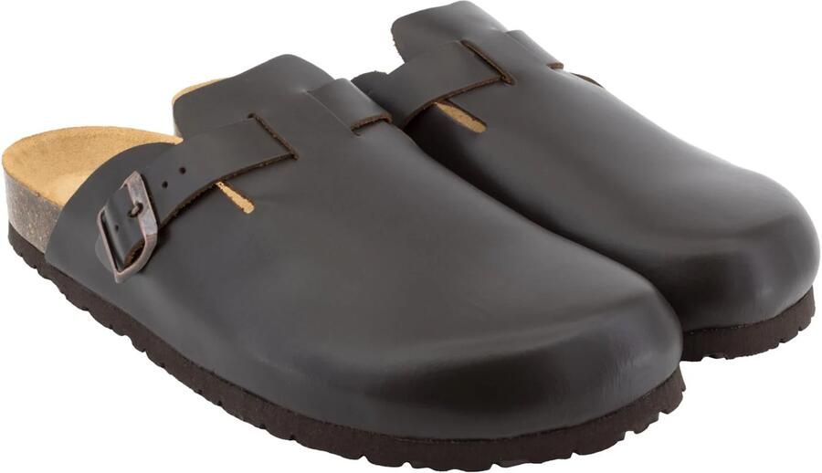 Piece Of Mind Clogs 'Comfort' donkerbruin - Foto 4