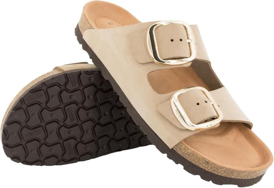 Piece Of Mind Muiltjes 'Comfort' beige - Foto 4