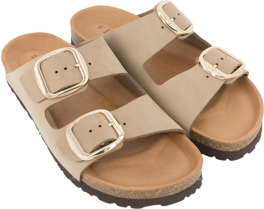 Piece Of Mind Muiltjes 'Comfort' beige - Foto 3