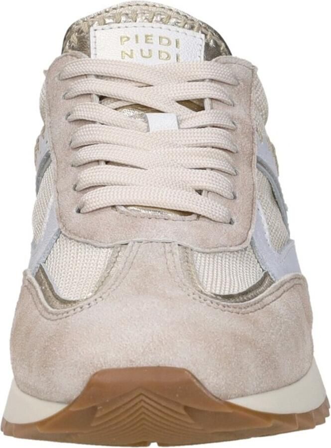 Piedi Nudi Dames Sneakers Harlem 05.08 Cream Gold Beige - Foto 3