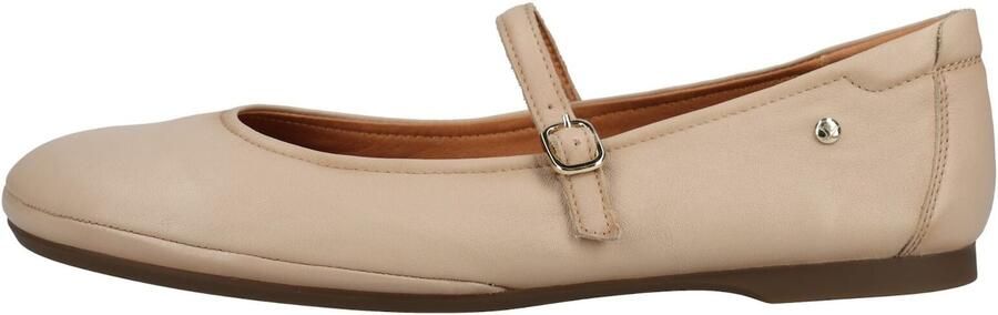 Pikolinos Carmona beige leren ballerina pumps - Foto 3