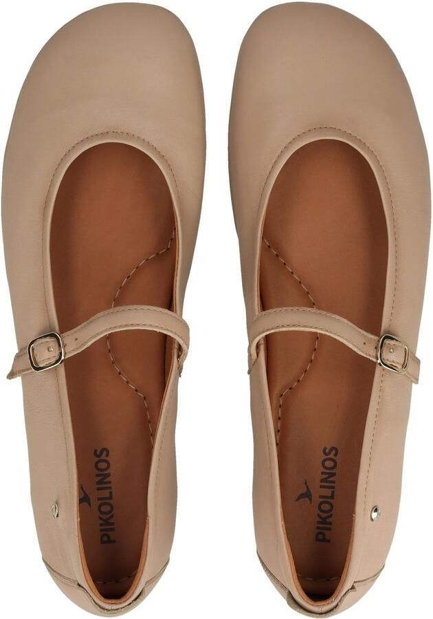 Pikolinos Carmona beige leren ballerina pumps - Foto 2