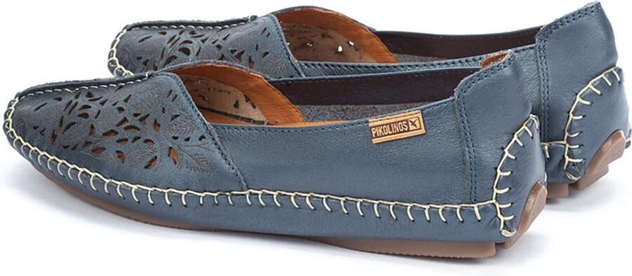 Pikolinos Blauwe Leren Loafer voor Dames Blue - Foto 9