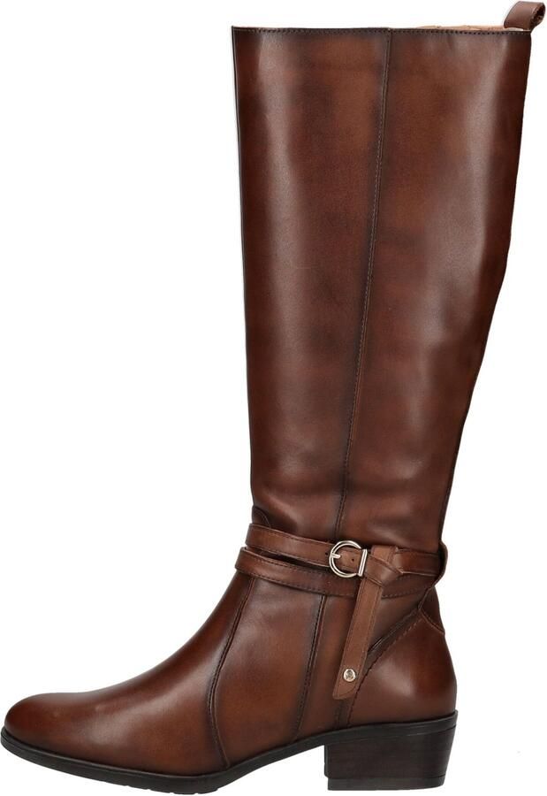 Pikolinos Cognac Leren Dames Laarzen Cogna