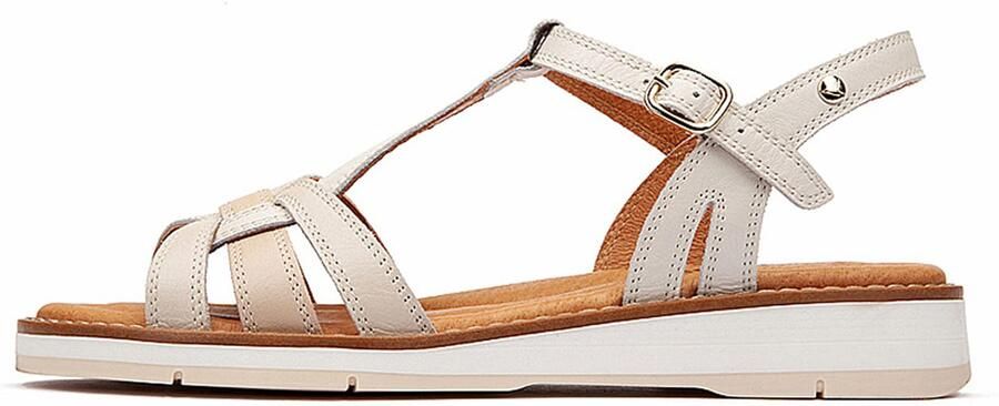 PIKOLINOS Sandalen met riem 'Roquetas' crème wolwit