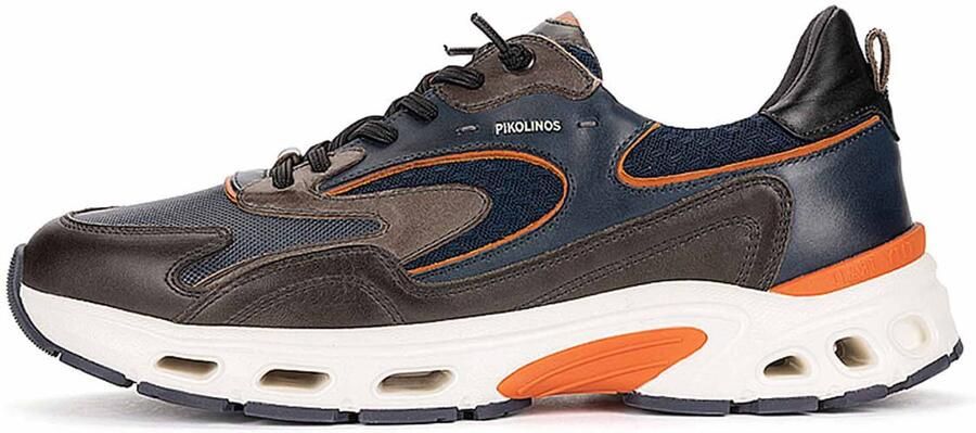 PIKOLINOS Sneakers laag 'BALERMA' antraciet oranje