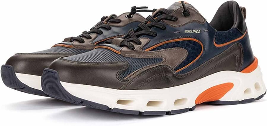 PIKOLINOS Sneakers laag 'BALERMA' antraciet oranje - Foto 5