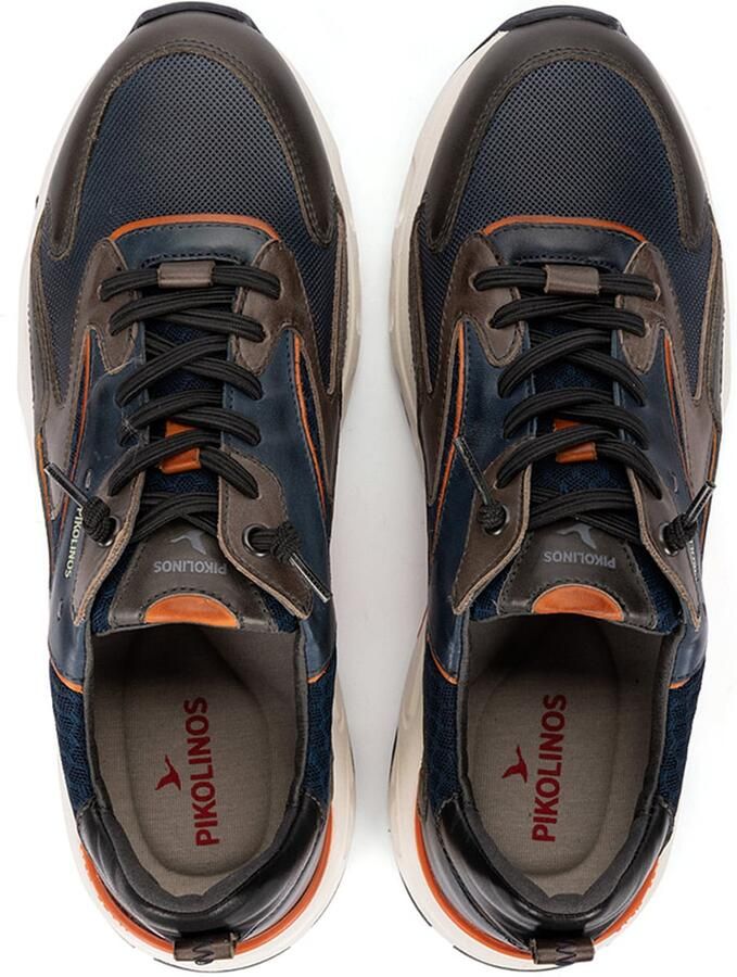 PIKOLINOS Sneakers laag 'BALERMA' antraciet oranje - Foto 3