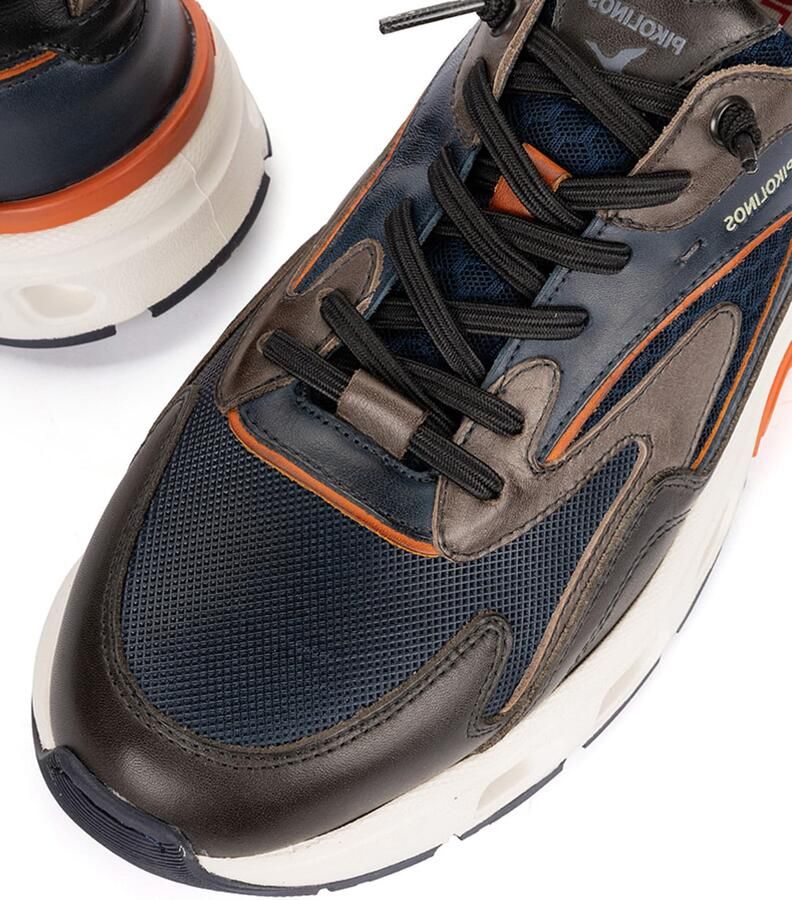 PIKOLINOS Sneakers laag 'BALERMA' antraciet oranje - Foto 2
