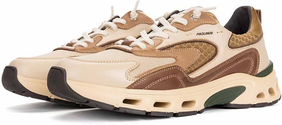 PIKOLINOS Sneakers laag 'Balerma' beige chocoladebruin brokaat - Foto 5