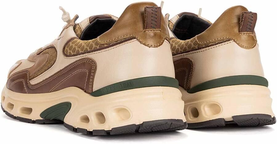 PIKOLINOS Sneakers laag 'Balerma' beige chocoladebruin brokaat - Foto 4