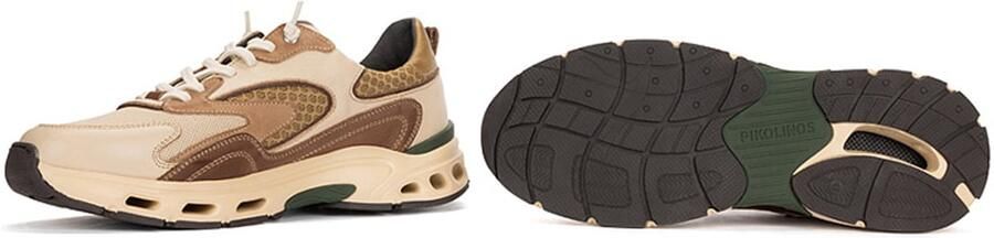 PIKOLINOS Sneakers laag 'Balerma' beige chocoladebruin brokaat - Foto 6