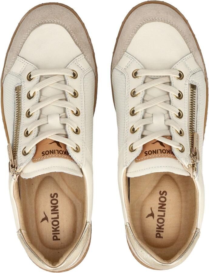 PIKOLINOS Sneakers laag greige wit - Foto 3