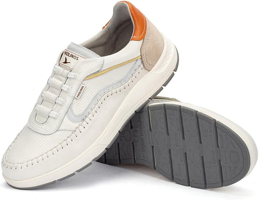 PIKOLINOS Sneakers laag 'Salamanca' cognac mosterd taupe wit - Foto 2