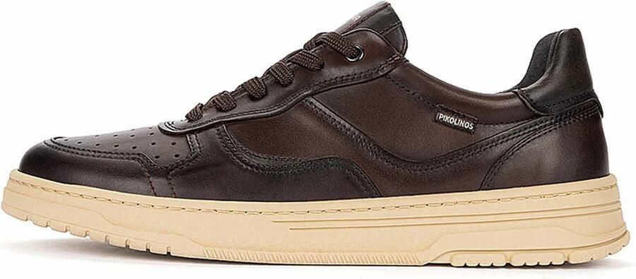 PIKOLINOS Sneakers laag 'Salinas' chocoladebruin