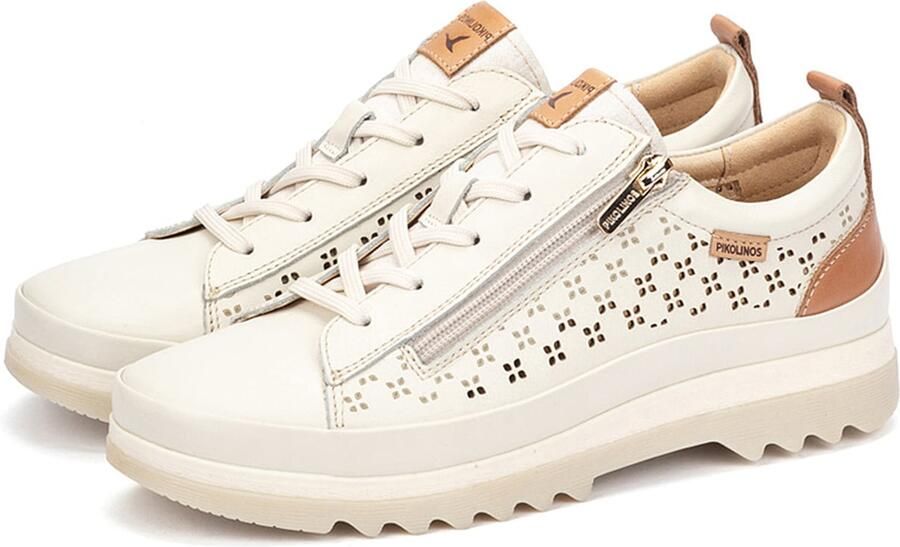 Pikolinos Off-white Vigo leren sportschoenen - Foto 3