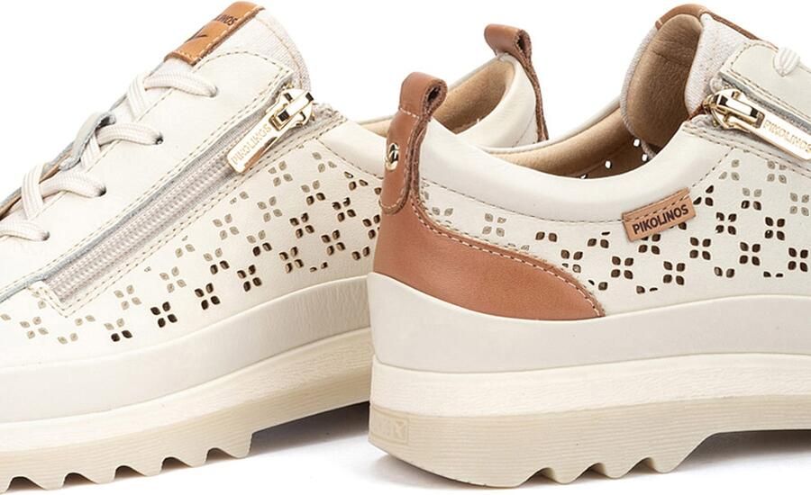 Pikolinos Off-white Vigo leren sportschoenen - Foto 6