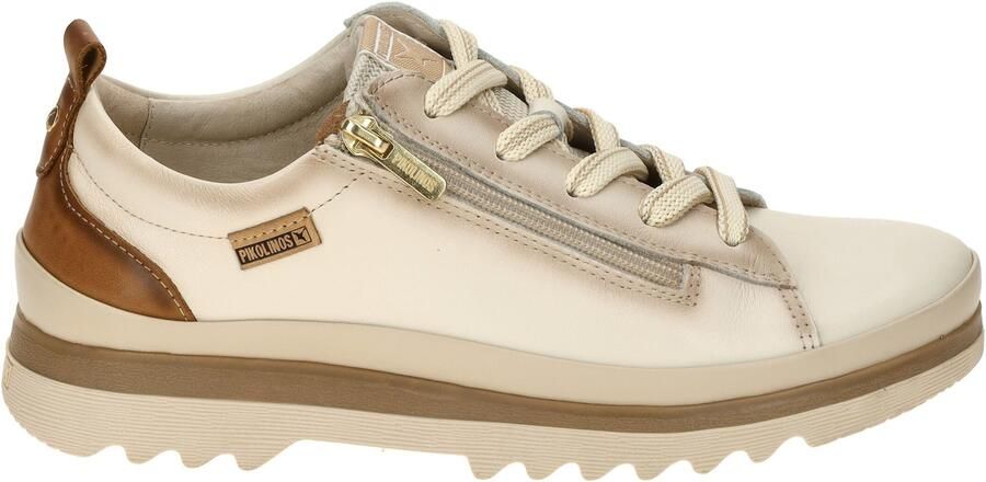 Pikolinos Premium Leren Off White Dames Sneaker - Foto 6