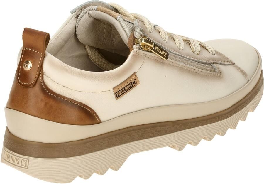 Pikolinos Premium Leren Off White Dames Sneaker - Foto 5
