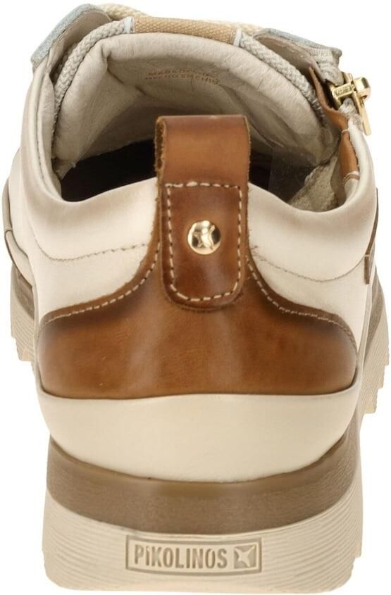 Pikolinos Premium Leren Off White Dames Sneaker - Foto 4