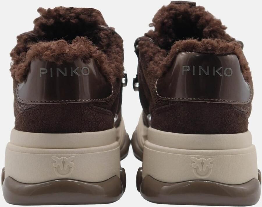 PINKO Sneakers laag 'ATHENA' donkerbruin - Foto 4