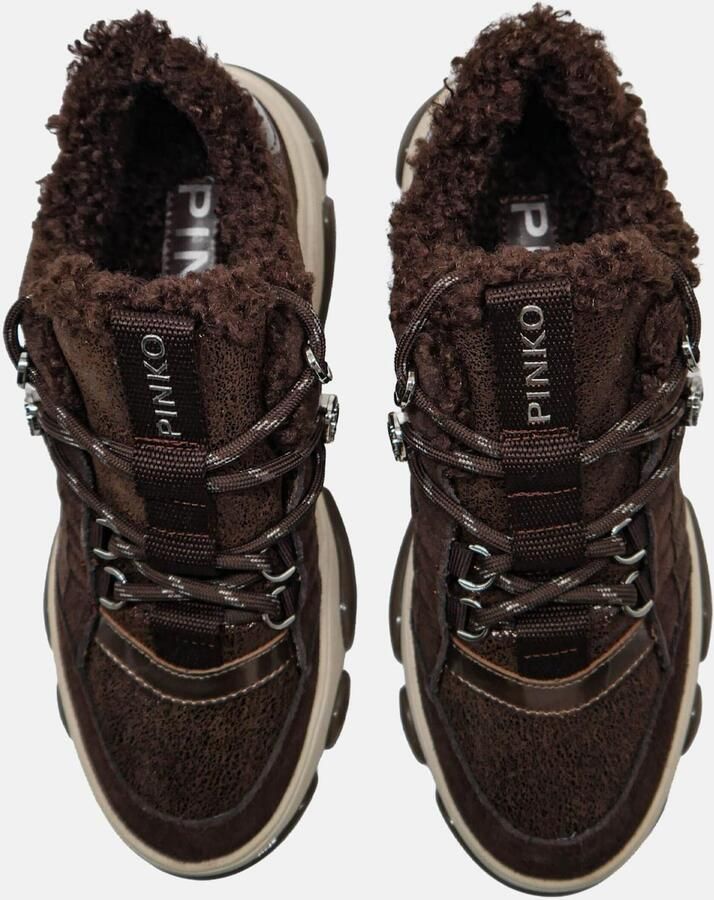 PINKO Sneakers laag 'ATHENA' donkerbruin - Foto 3