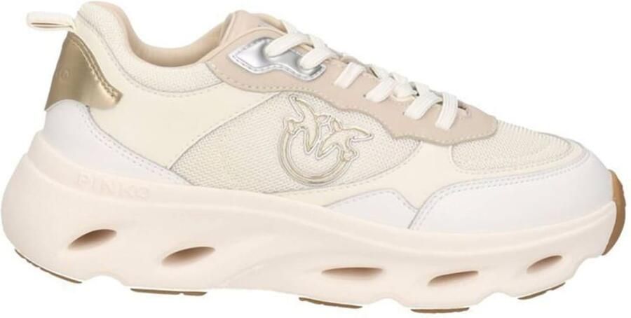 Pinko Pink 09 Sneaker van kalfsleer en mesh Licht en comfortabel Ideaal voor dagelijks gebruik