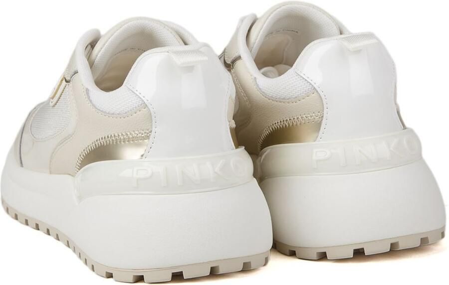 Pinko Gem 14 Sneaker Calf Leather Net Tumbled Leather - Foto 3