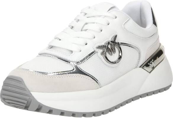 Pinko Witte Zilveren Sneakers Love Birds Ss0019P027 - Foto 8