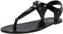 Pinko Platte Sandalen Love Birds Logo Zwart Black Dames - Thumbnail 2