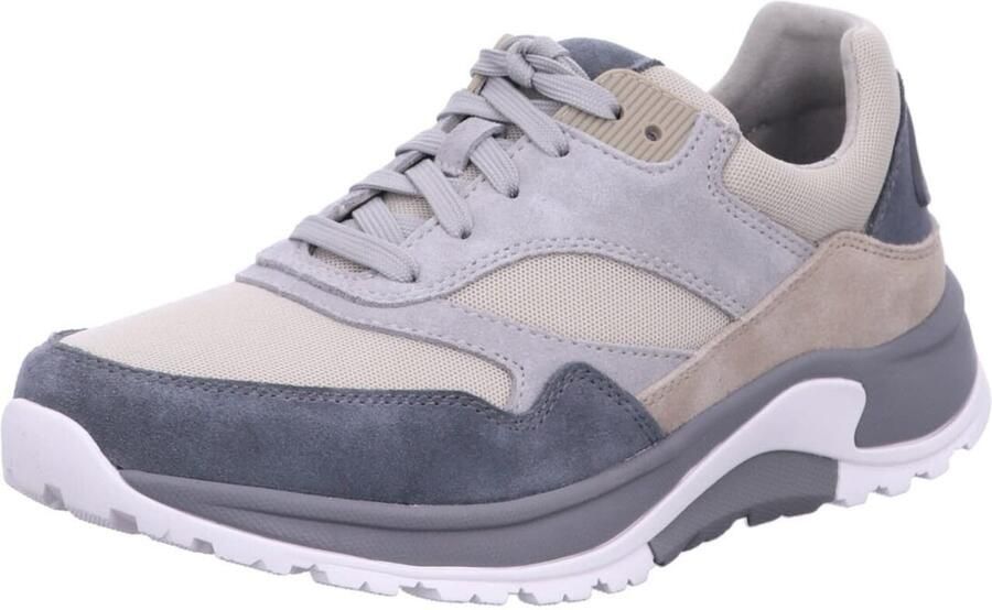 Gabor Rollingsoft Sneakers met sleehak vrijetijdsschoen lage schoen veterschoen met verwisselbaar voetbed breedte g