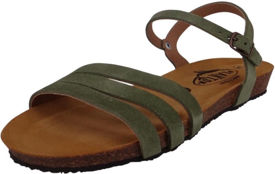 Plakton Sandalen met riem 'Fran Alou' donkergroen - Foto 2
