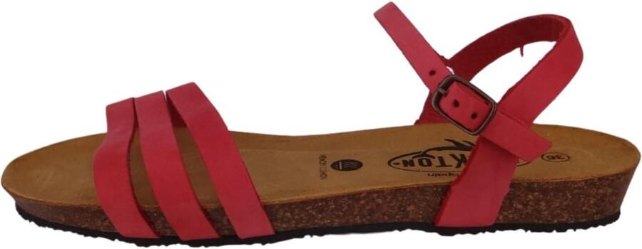 Plakton Sandalen met riem 'Fran Alou' donkerrood - Foto 3