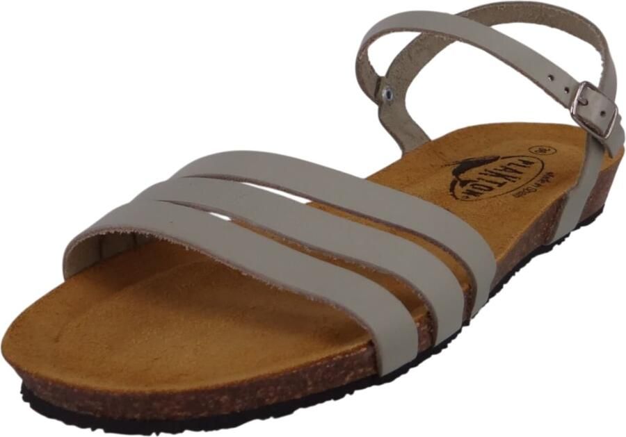 Plakton Sandalen met riem 'Fran Alou' kaki
