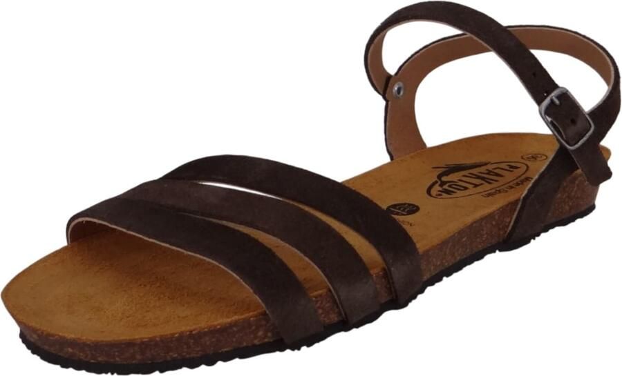 Plakton Sandalen met riem 'Fran Alou' zwart