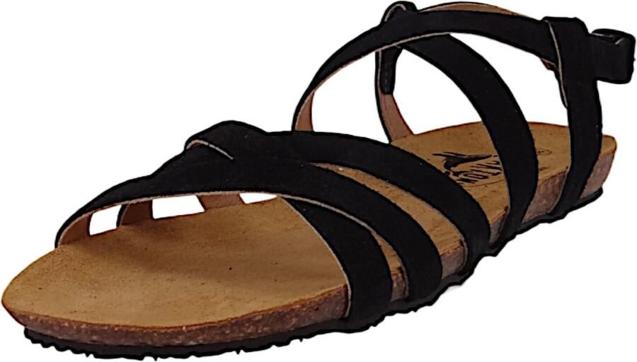 Plakton Sandalen met riem 'Mam Vali' zwart