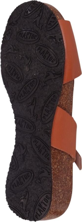 Plakton Sandalen met riem 'Now Line' roestbruin - Foto 3