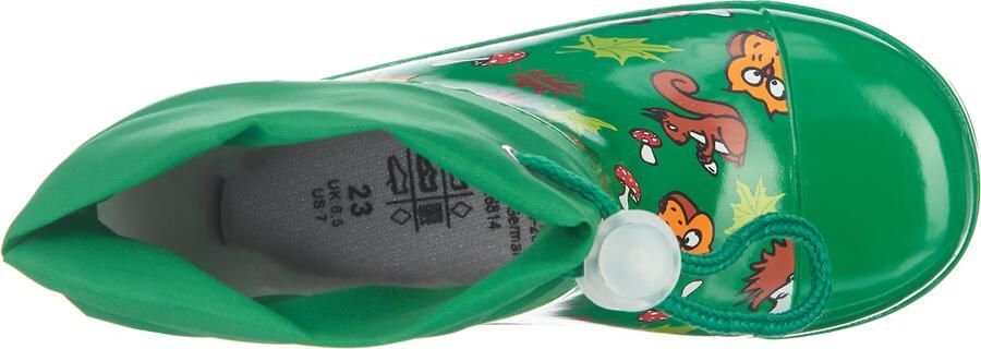 Playshoes Kid's Gummistiefel Halbschaft Waldtiere Gefüttert Rubberlaarzen groen - Foto 4