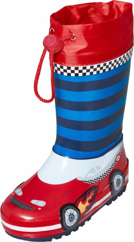 Playshoes Kid's Gummistiefel Rennwagen Rubberlaarzen rood - Foto 2