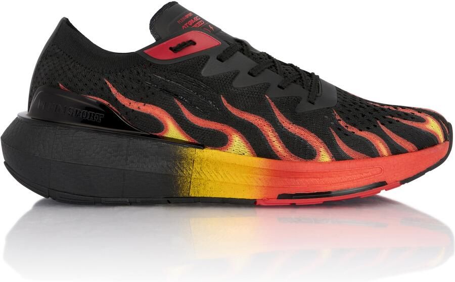 Plein Sport Sneakers laag 'Atomic Speed Flame' vuurrood zwart - Foto 4