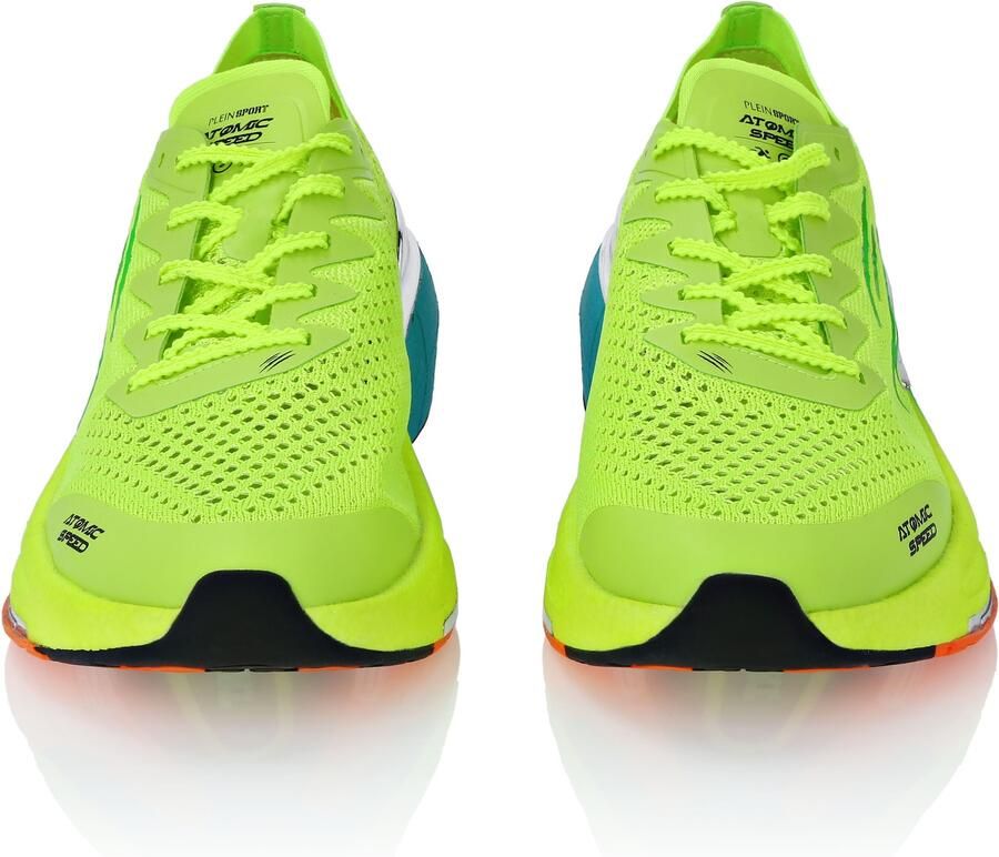 Plein Sport Sneakers laag 'Atomic Speed' neongeel appel zwart - Foto 3