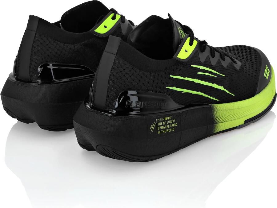 Plein Sport Sneakers laag 'Atomic Speed' neongroen zwart - Foto 6