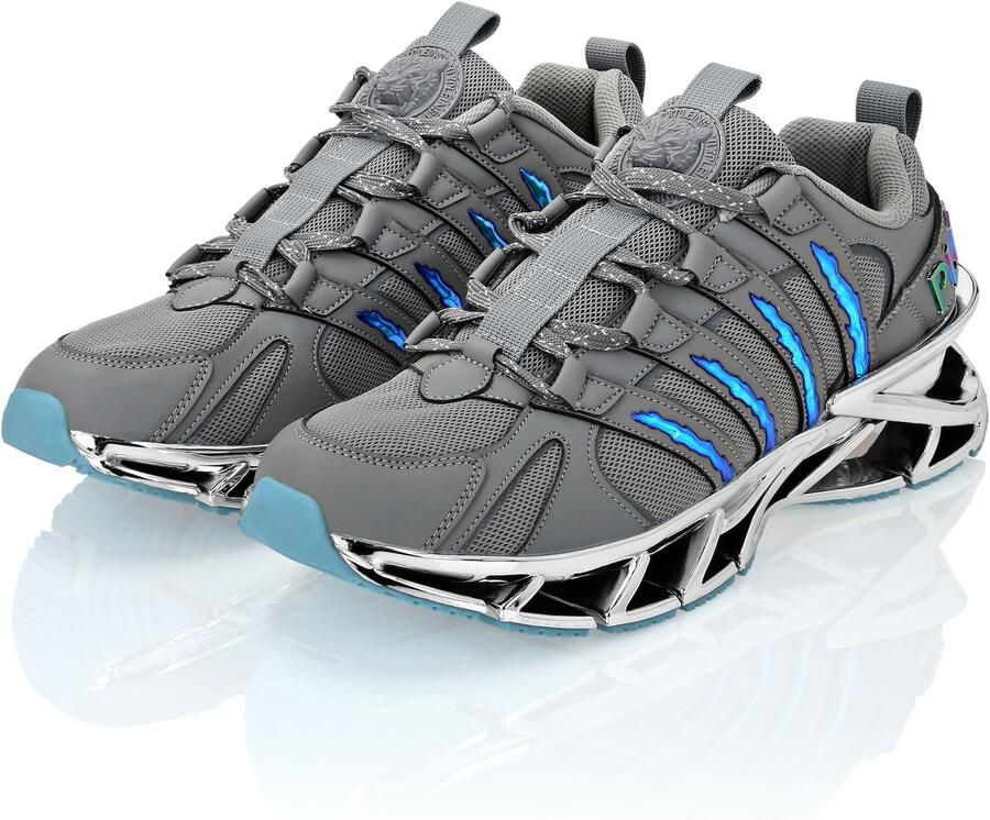 Plein Sport Sneakers laag blauw grijs - Foto 8