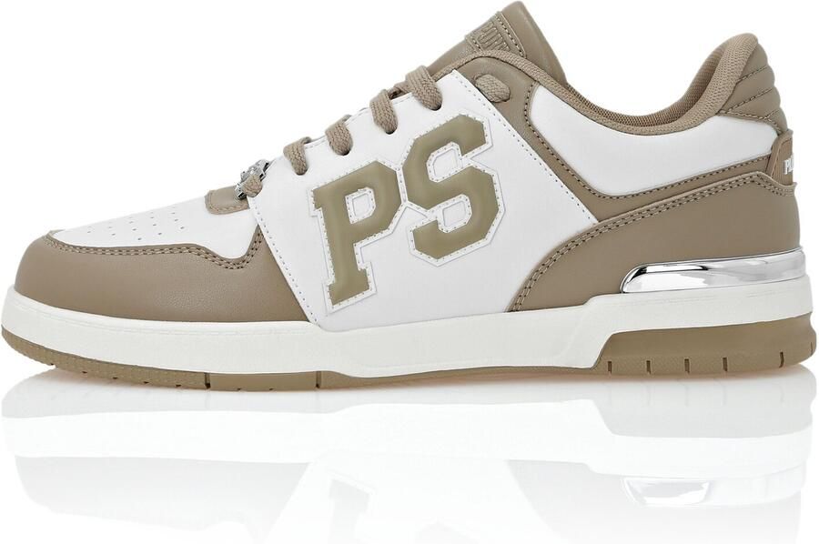 Plein Sport Sneakers laag bruin wit